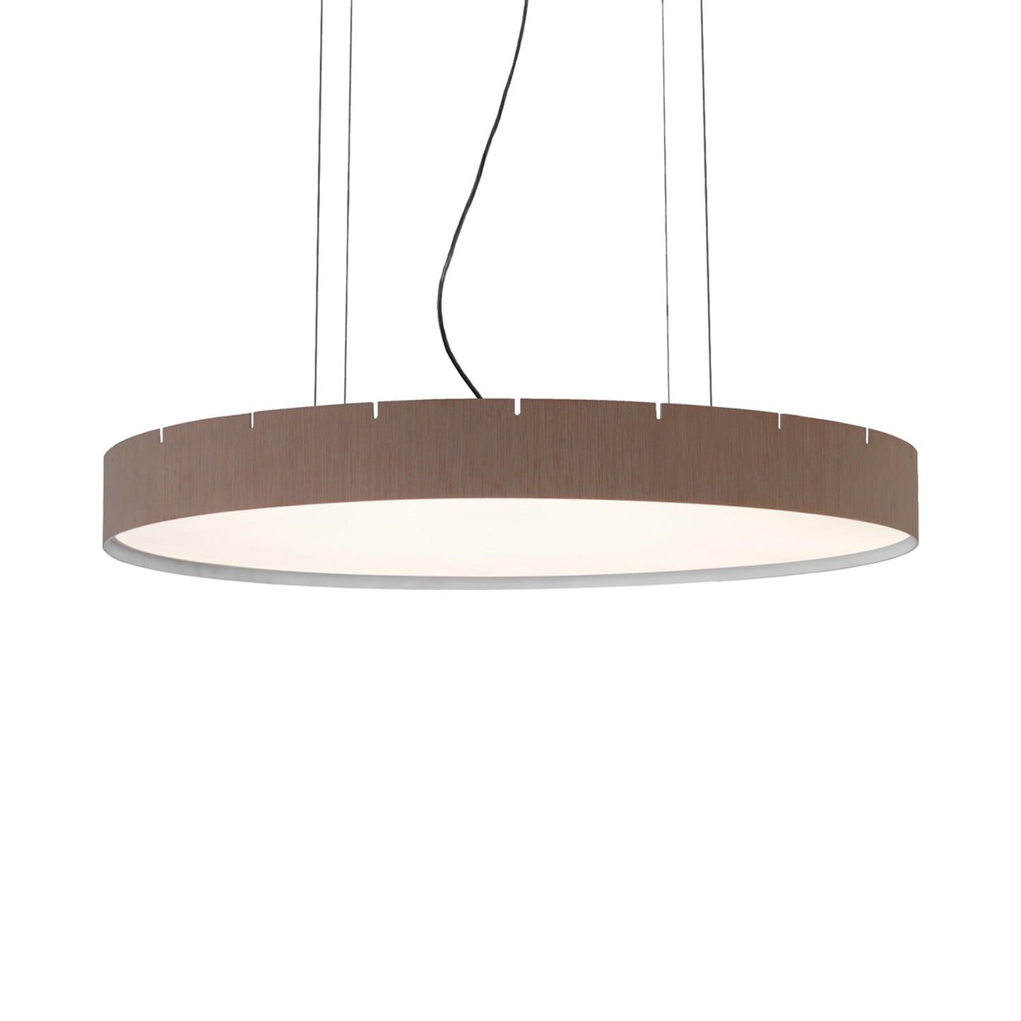 Castle S LED Pendant Light in Oak.
