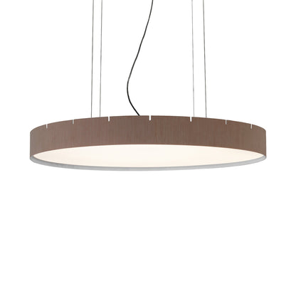Castle S LED Pendant Light in Oak.