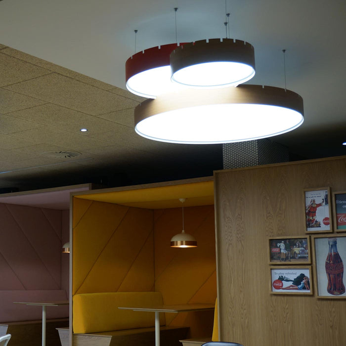 Castle S LED Pendant Light in restaurant.