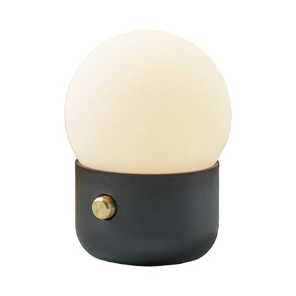 Kup Camp LED Table Lamp in Black.