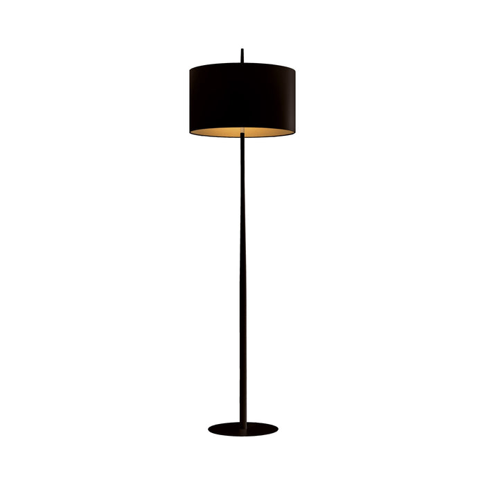 Lola F Floor Lamp in Black/Gold.