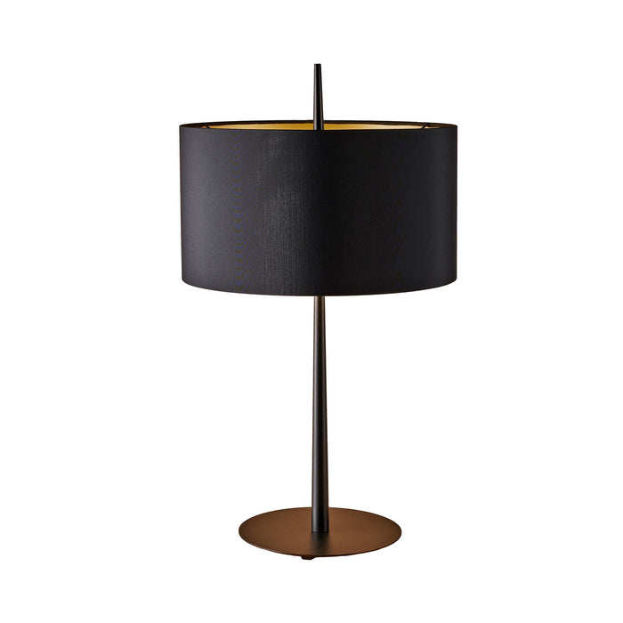 Lola T Table Lamp in Black/Gold.