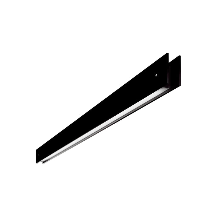 Marc C LED Semi Flush Mount Ceiling Light in Black (Medium).
