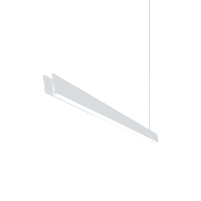 Marc Dos S LED Linear Pendant Light in White (Small).