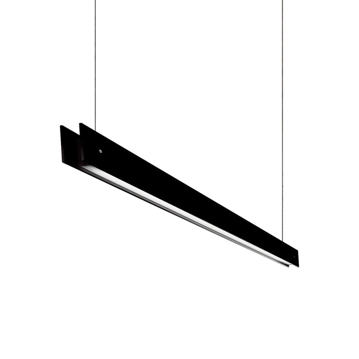 Marc Dos S LED Linear Pendant Light in Black (Medium).