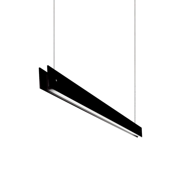 Marc S LED Linear Pendant Light in Black (Small).