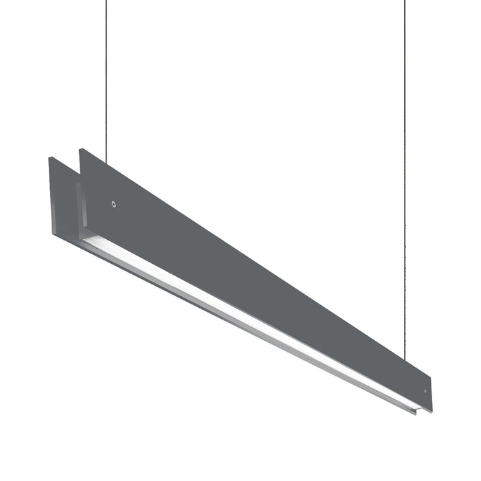 Marc S LED Linear Pendant Light in Grey (Large).