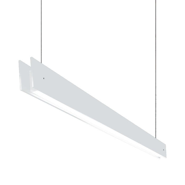 Marc S LED Linear Pendant Light in White (Large).