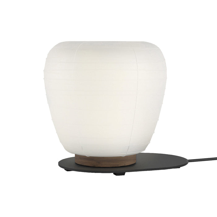 Misko T Table Lamp in Walnut (9.5-Inch).