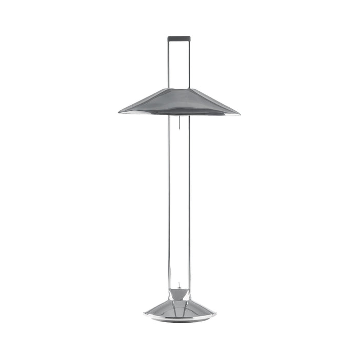 Regina T Table Lamp in Aluminum.