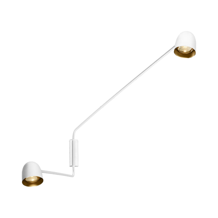 Speers Arm C LED Ceiling Light in White (2-Light/Small).