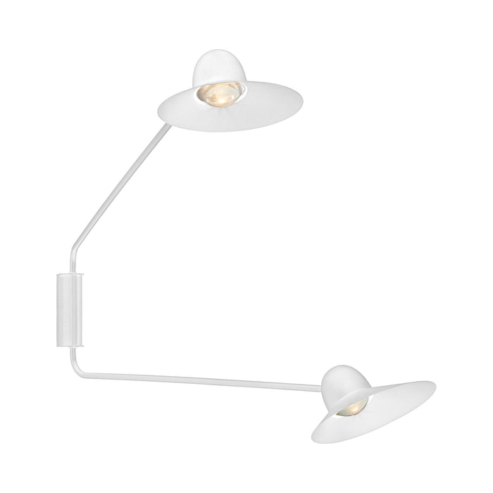 Speers Arm C LED Ceiling Light in White (2-Light/Large).