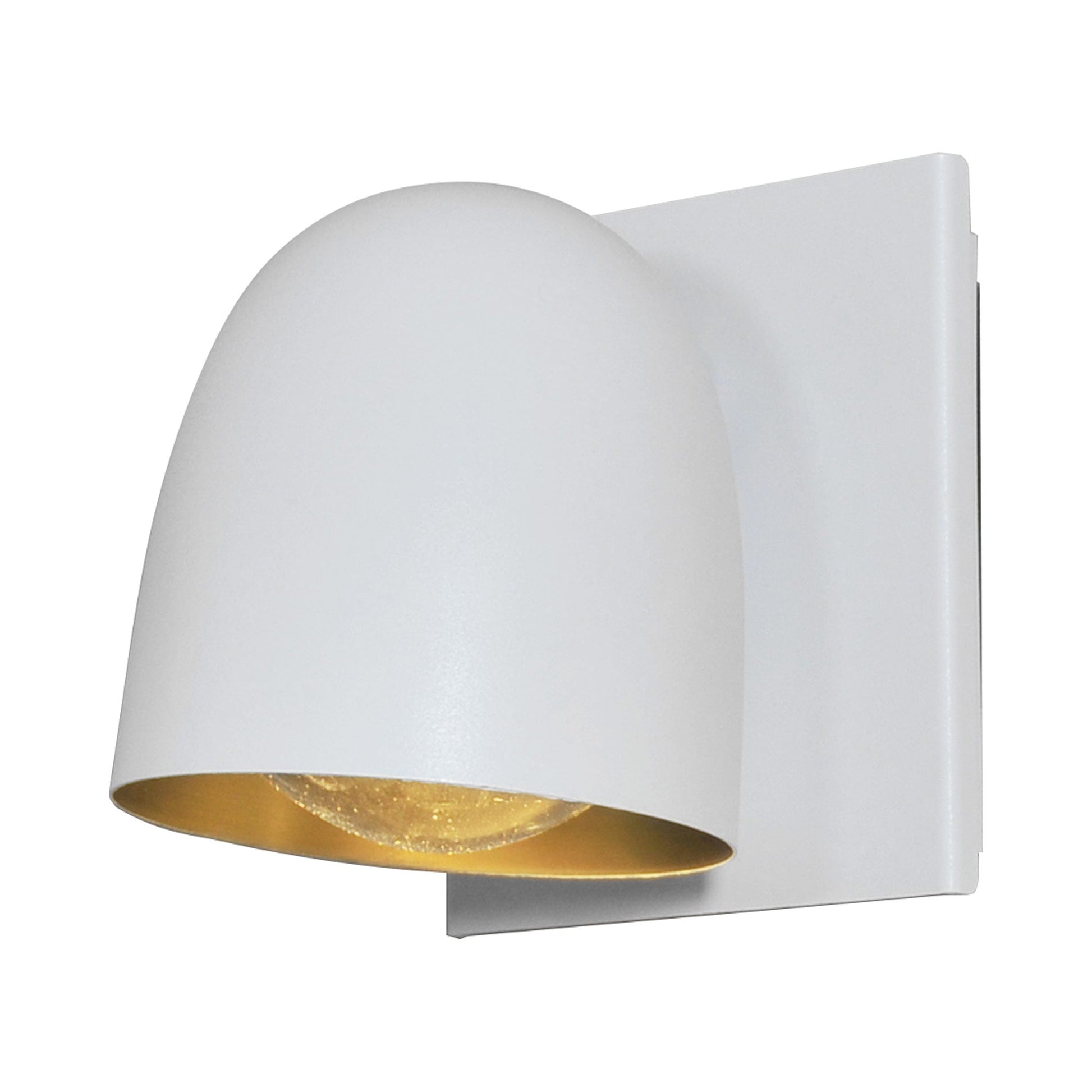 Speers W LED Wall Light in Black/Copper.