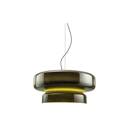 Bohemia LED Pendant Light in Green/Integrated LED.