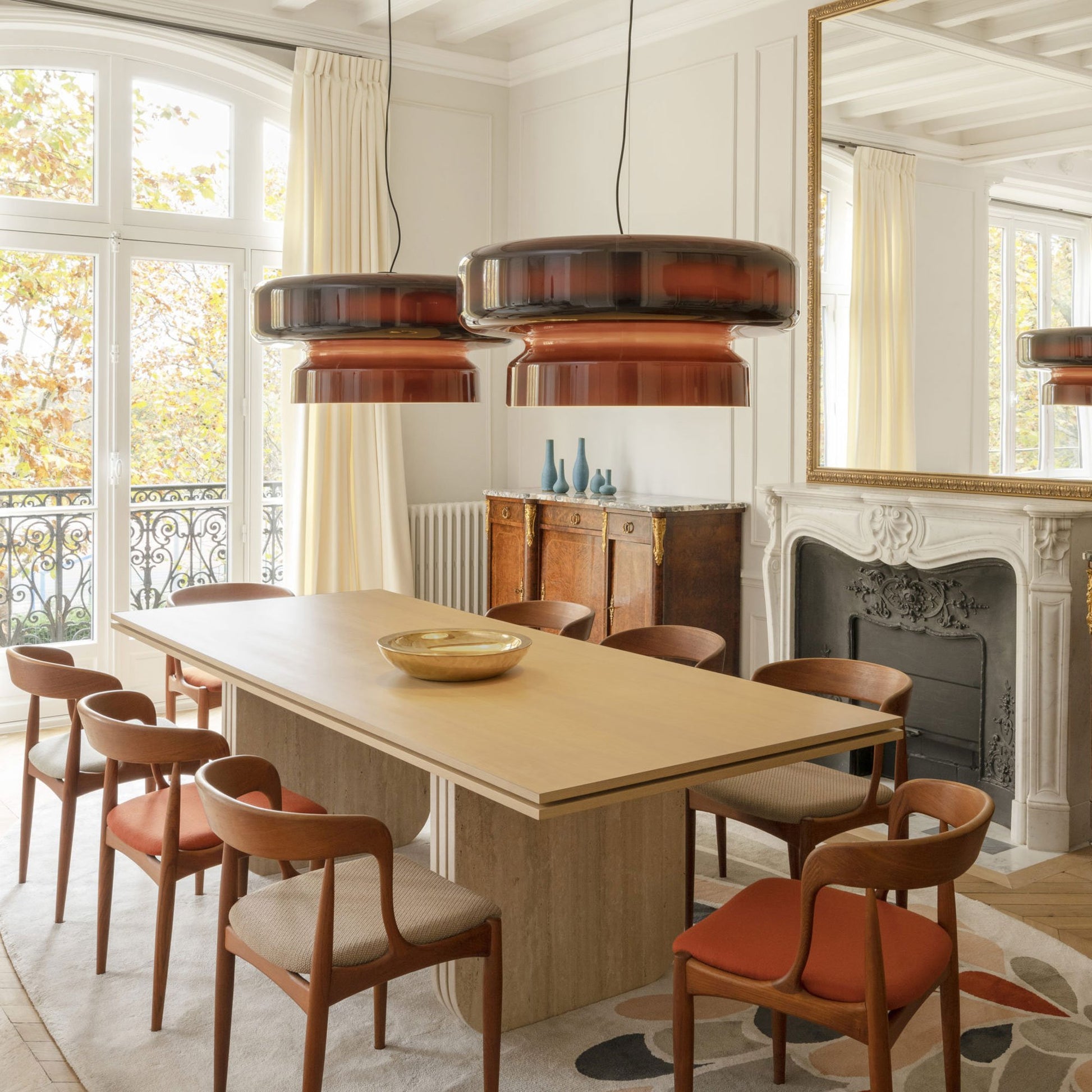 Bohemia LED Pendant Light in dining room.