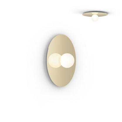 Bola LED Ceiling / Wall Light in Brass (Medium).