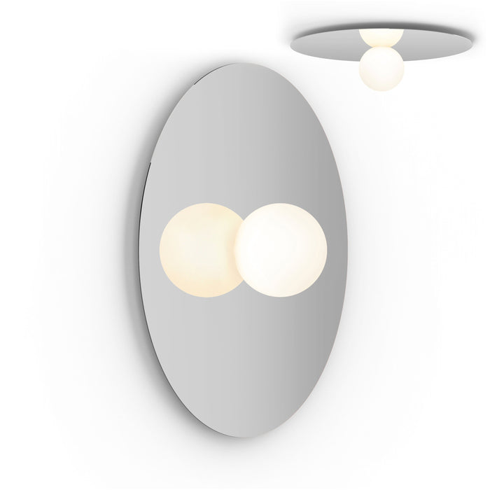 Bola LED Ceiling / Wall Light in Chrome (X-Large).