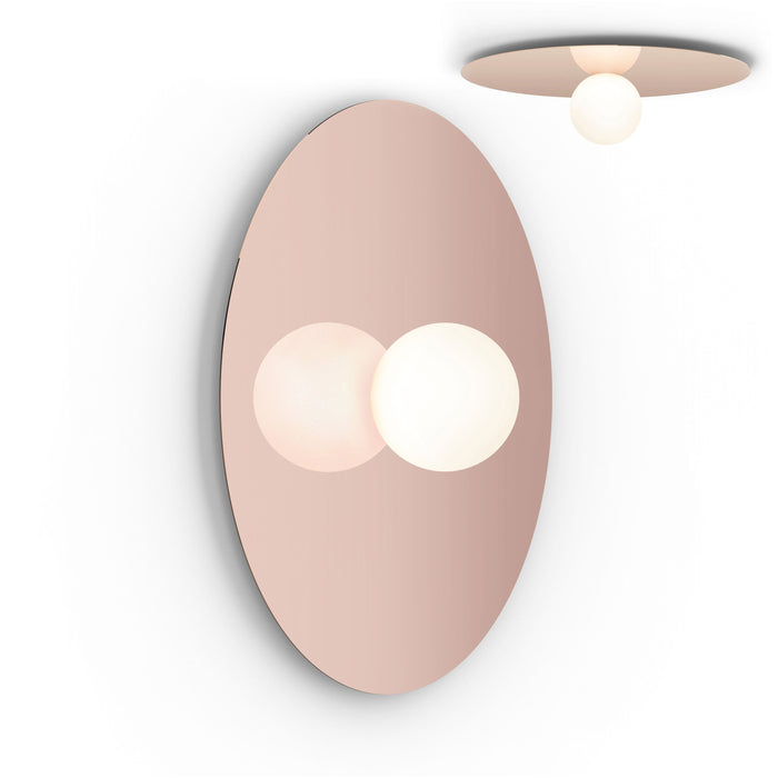 Bola LED Ceiling / Wall Light in Rose Gold (X-Large).