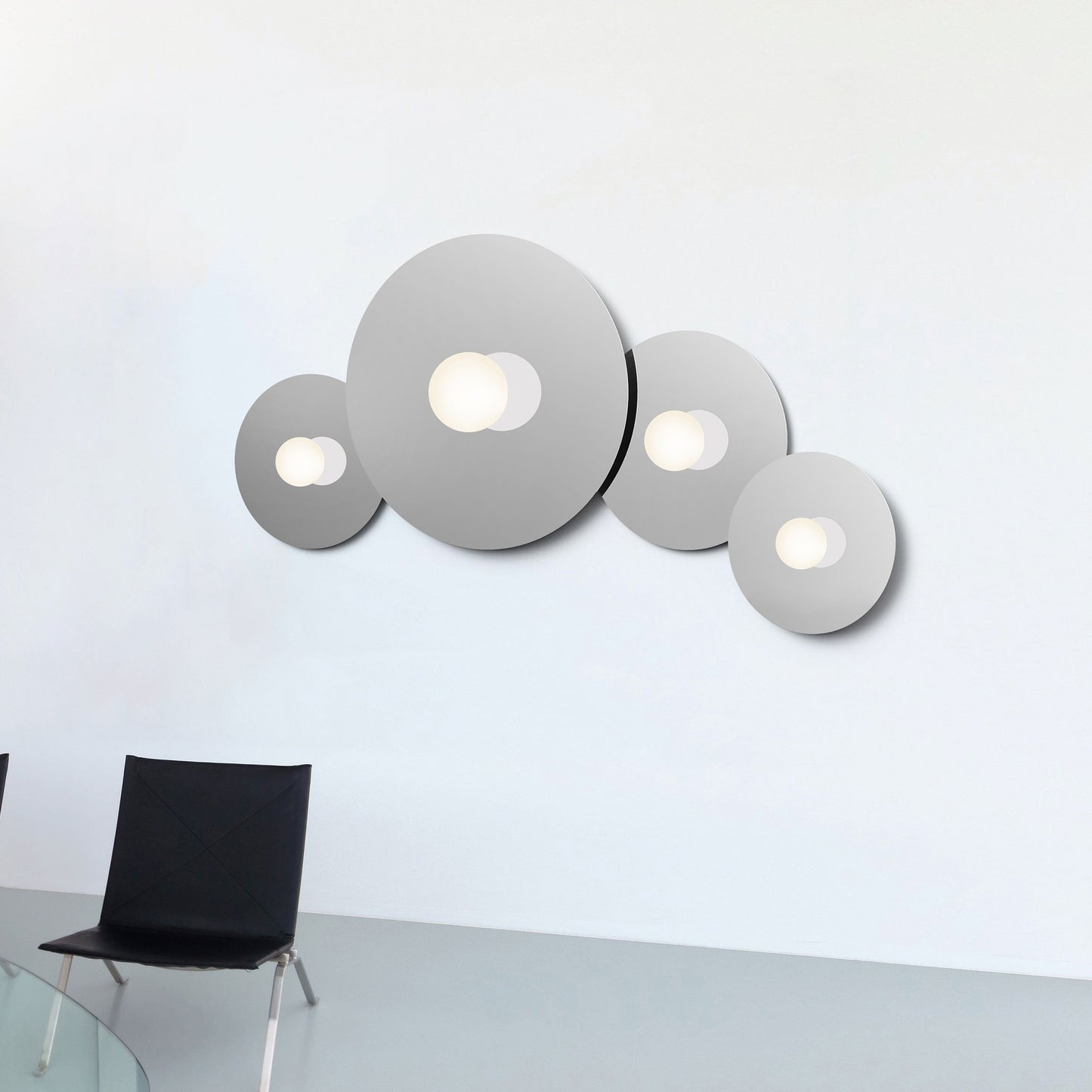 Bola LED Ceiling / Wall Light in exhibition.