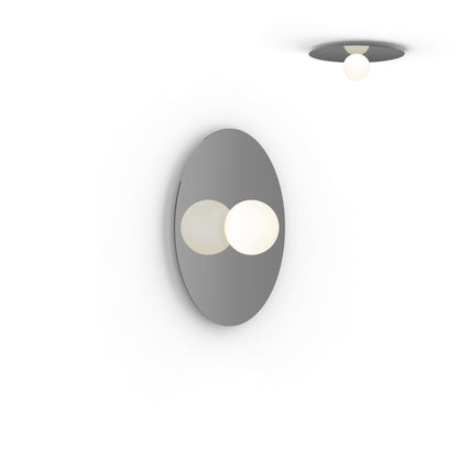 Bola LED Ceiling / Wall Light in Gunmetal (Medium).