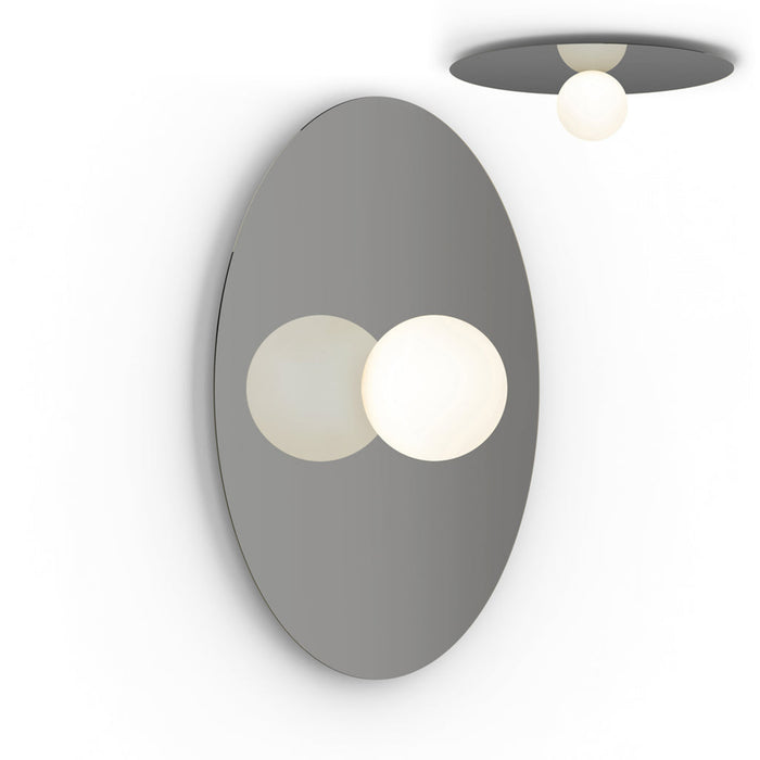 Bola LED Ceiling / Wall Light in Gunmetal (X-Large).