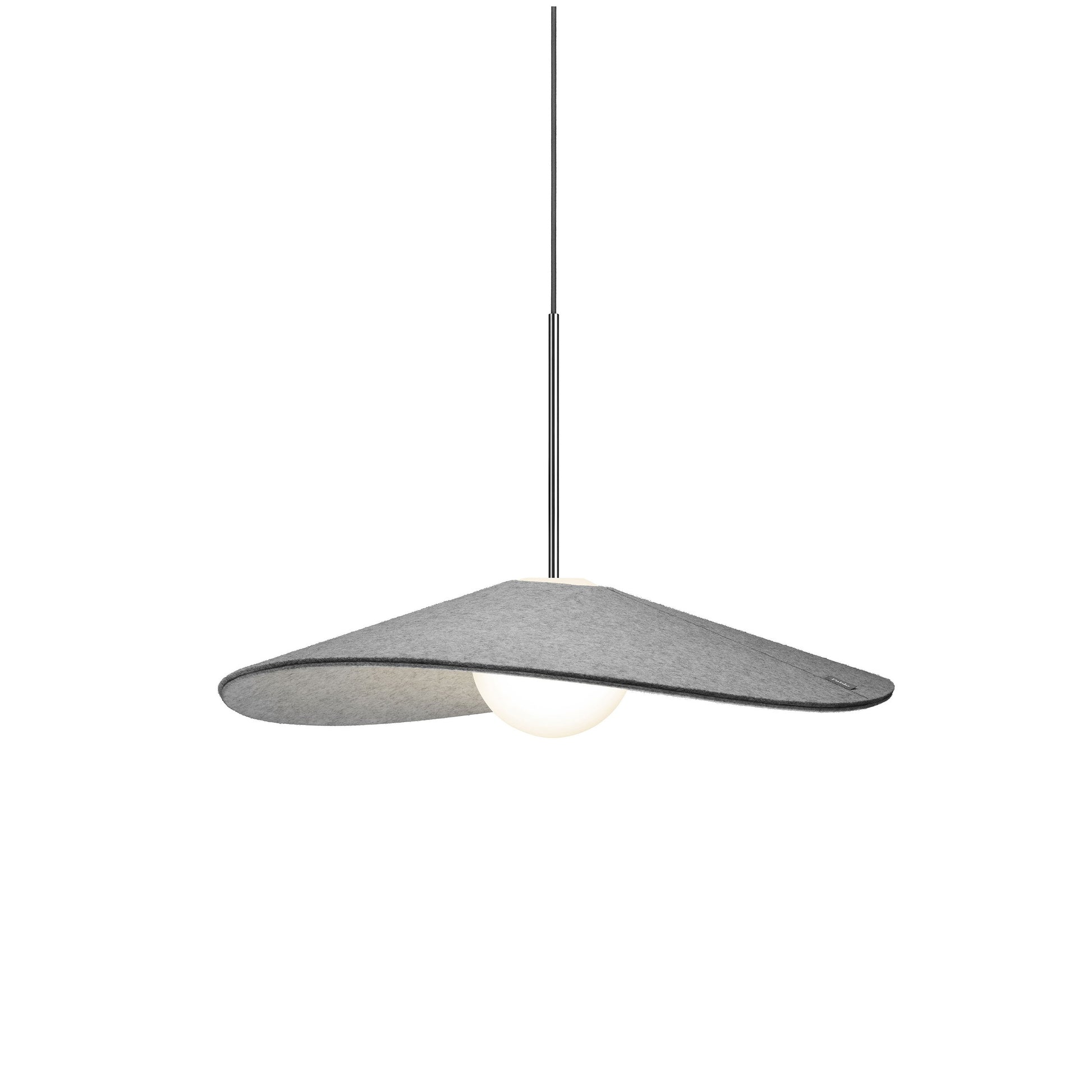 Bola LED Felt Pendant Light in Small.