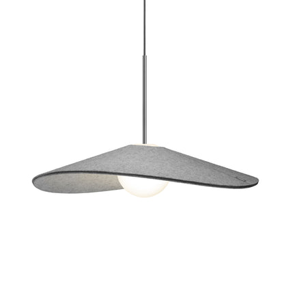 Bola LED Felt Pendant Light in Large.