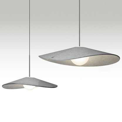 Bola LED Felt Pendant Light in Detail.