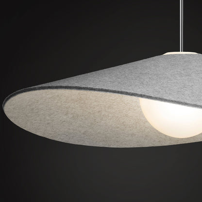 Bola LED Felt Pendant Light in Detail.