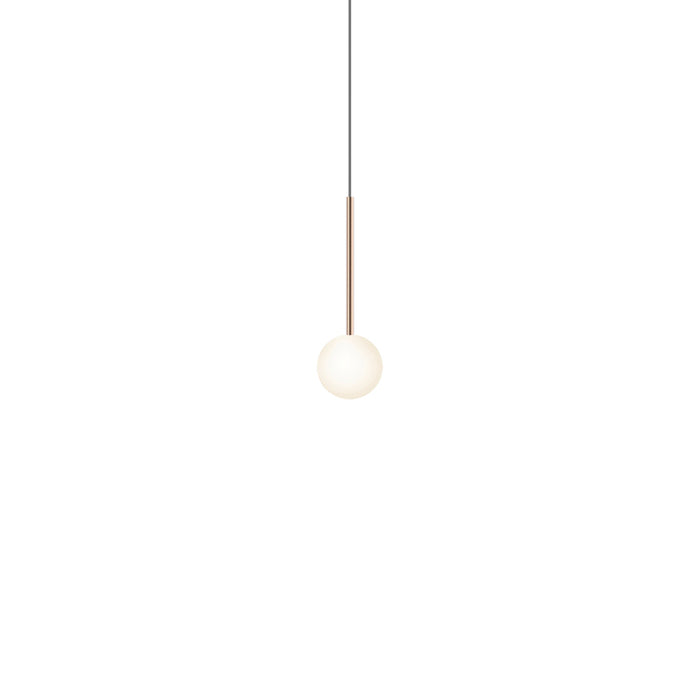 Bola Sphere LED Pendant Light in Rose Gold (X-Small).