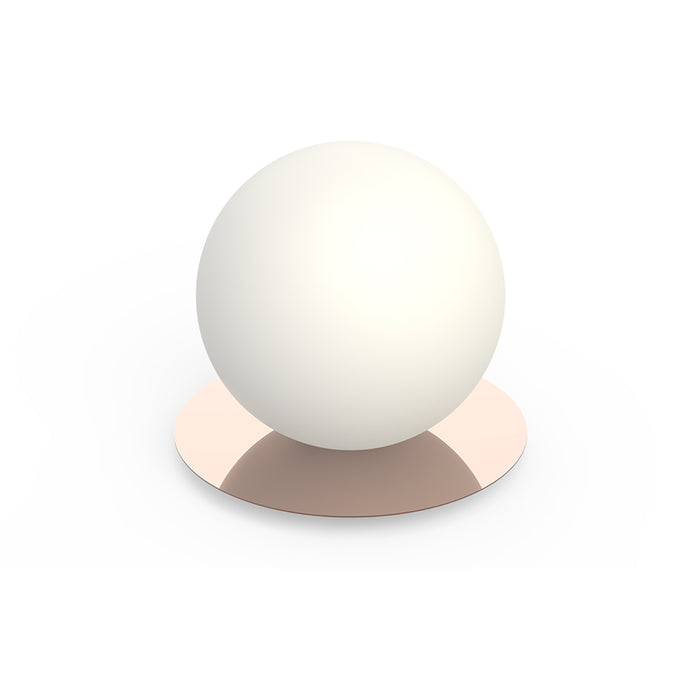 Bola Sphere LED Table Lamp in Rose Gold (Large).