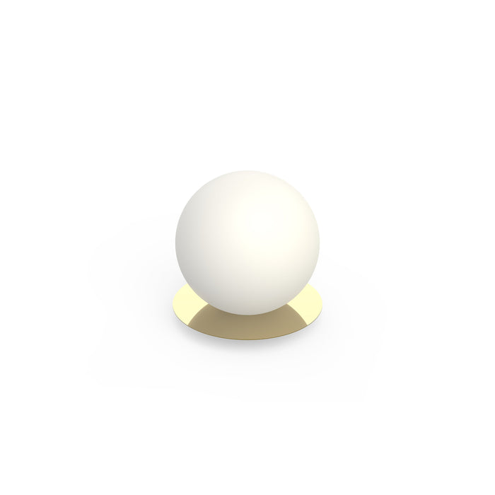 Bola Sphere LED Table Lamp in Brass (Small).
