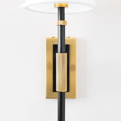 Bowery 1-Light Wall Light in Detail.