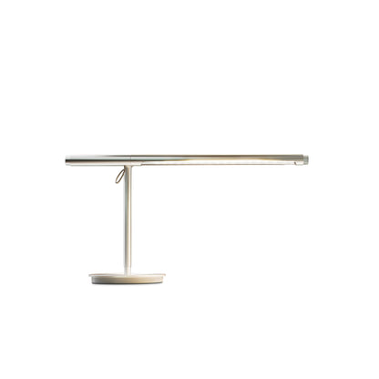 Brazo LED Table Lamp in Silver.