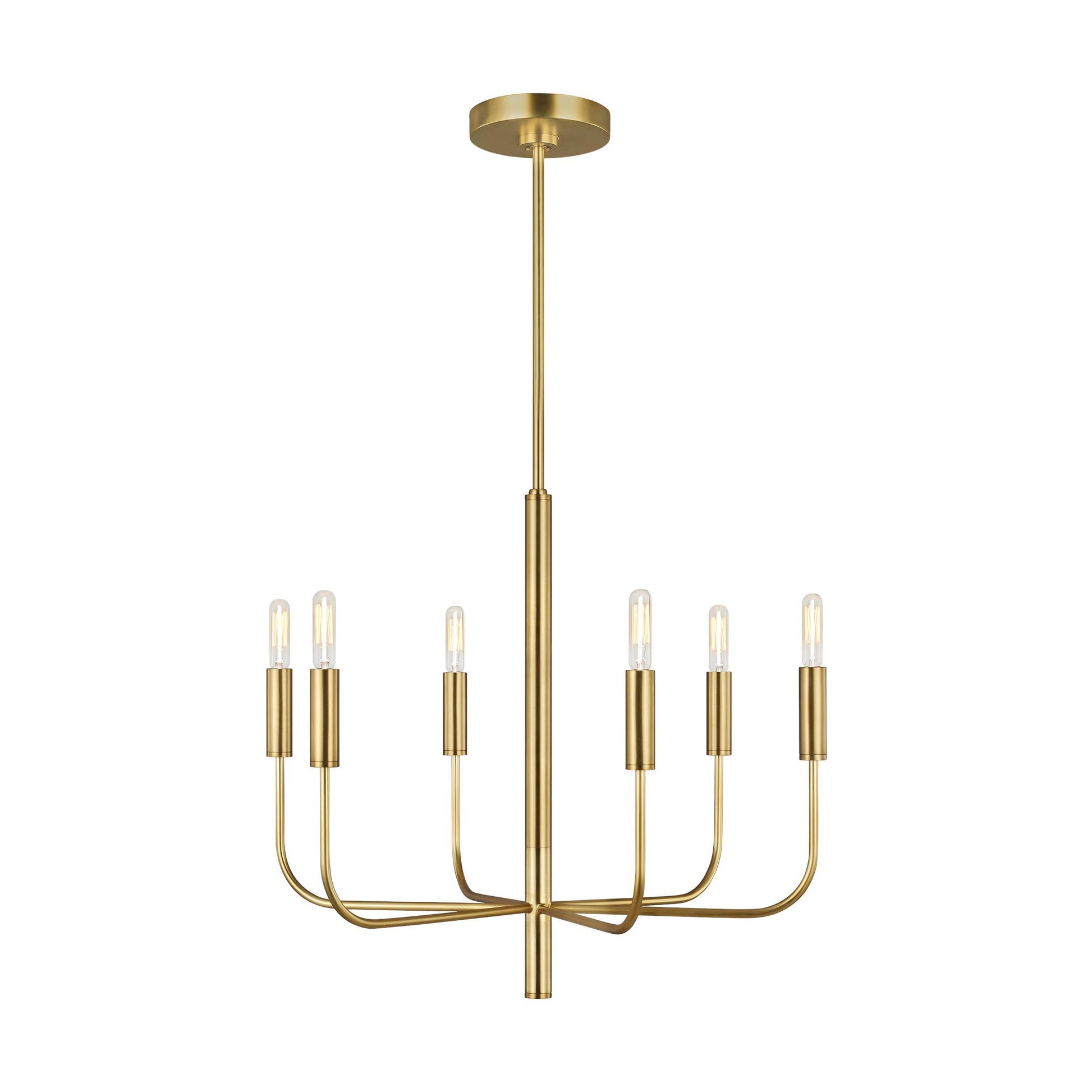 Brianna Chandelier in Burnished Brass (Small).