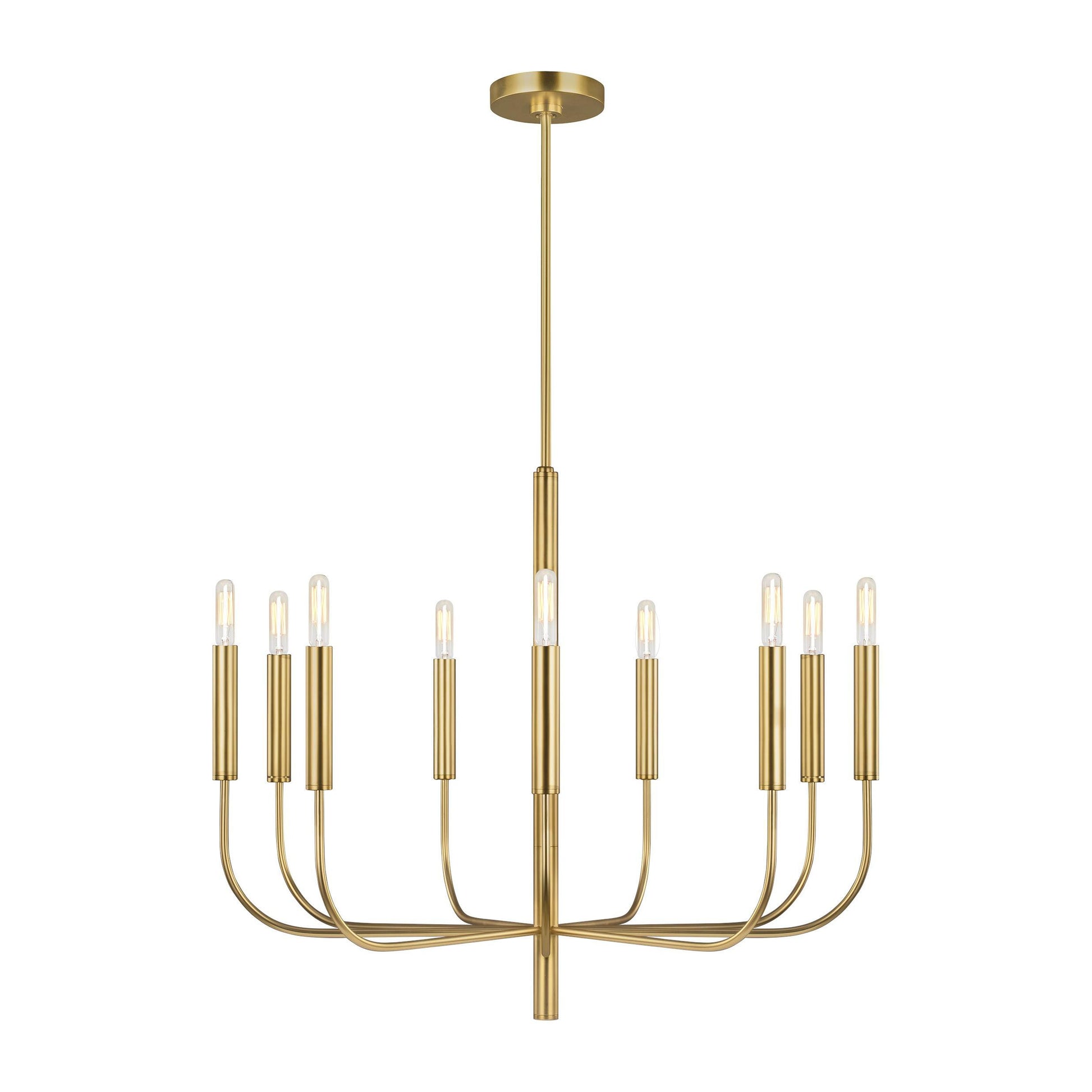 Brianna Chandelier in Burnished Brass (Large).