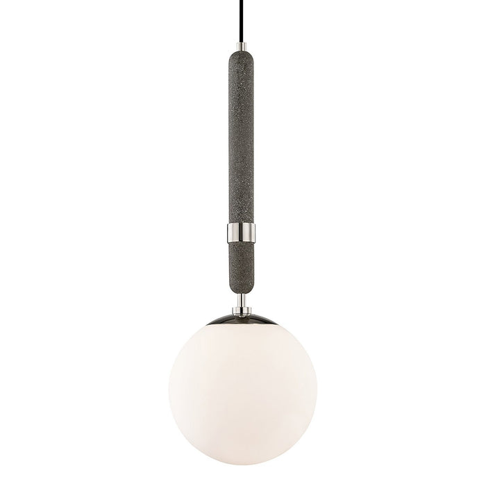 Brielle Pendant Light in Polished Nickel (Large).