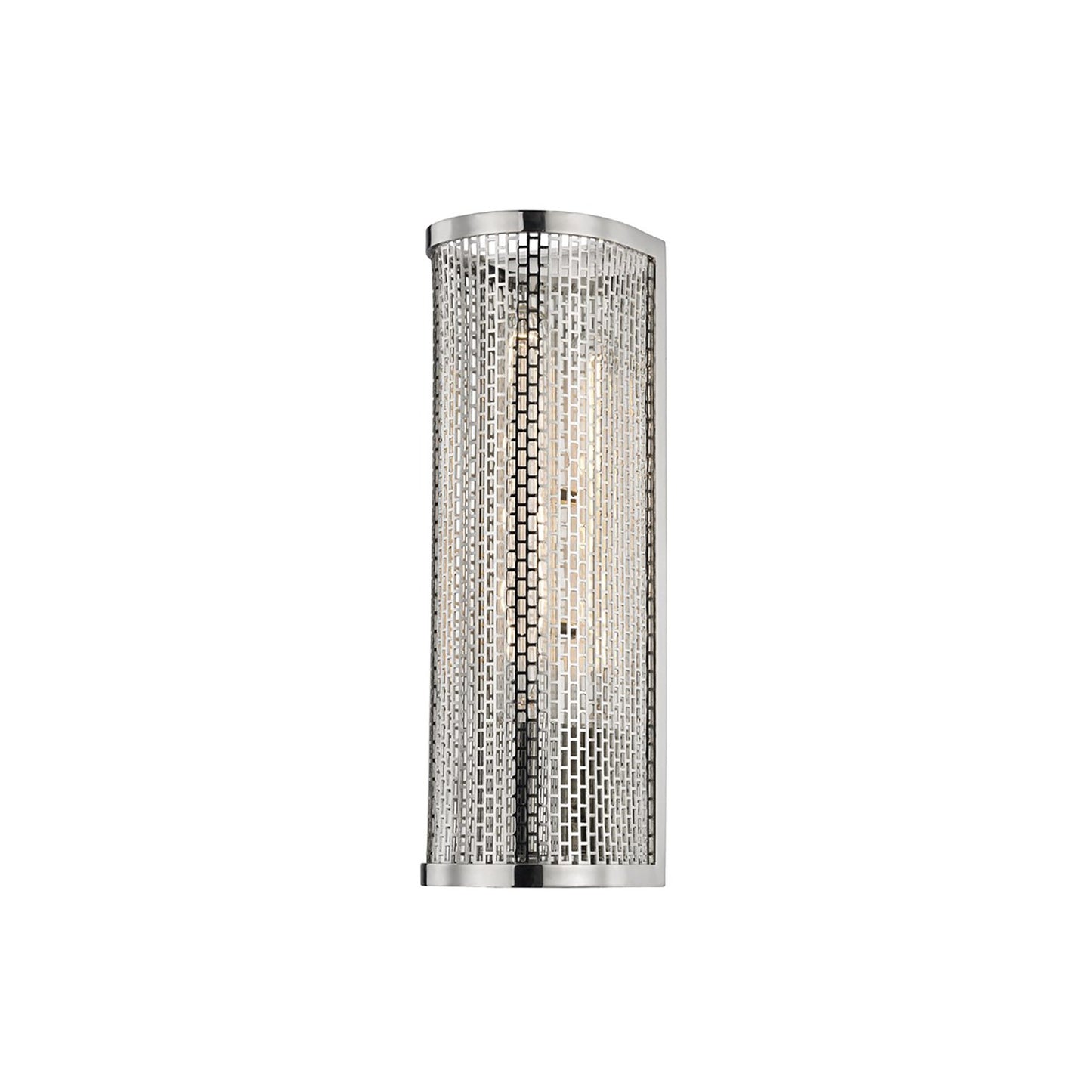 Britt Wall Light in Polished Nickel (1-Light).