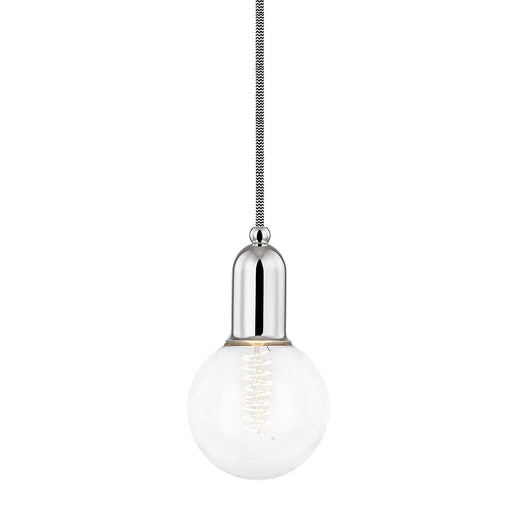 Bryce Pendant Light in Polished Nickel.