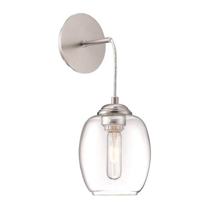 Bubble Pendant/Wall Light in Brushed Nickel.