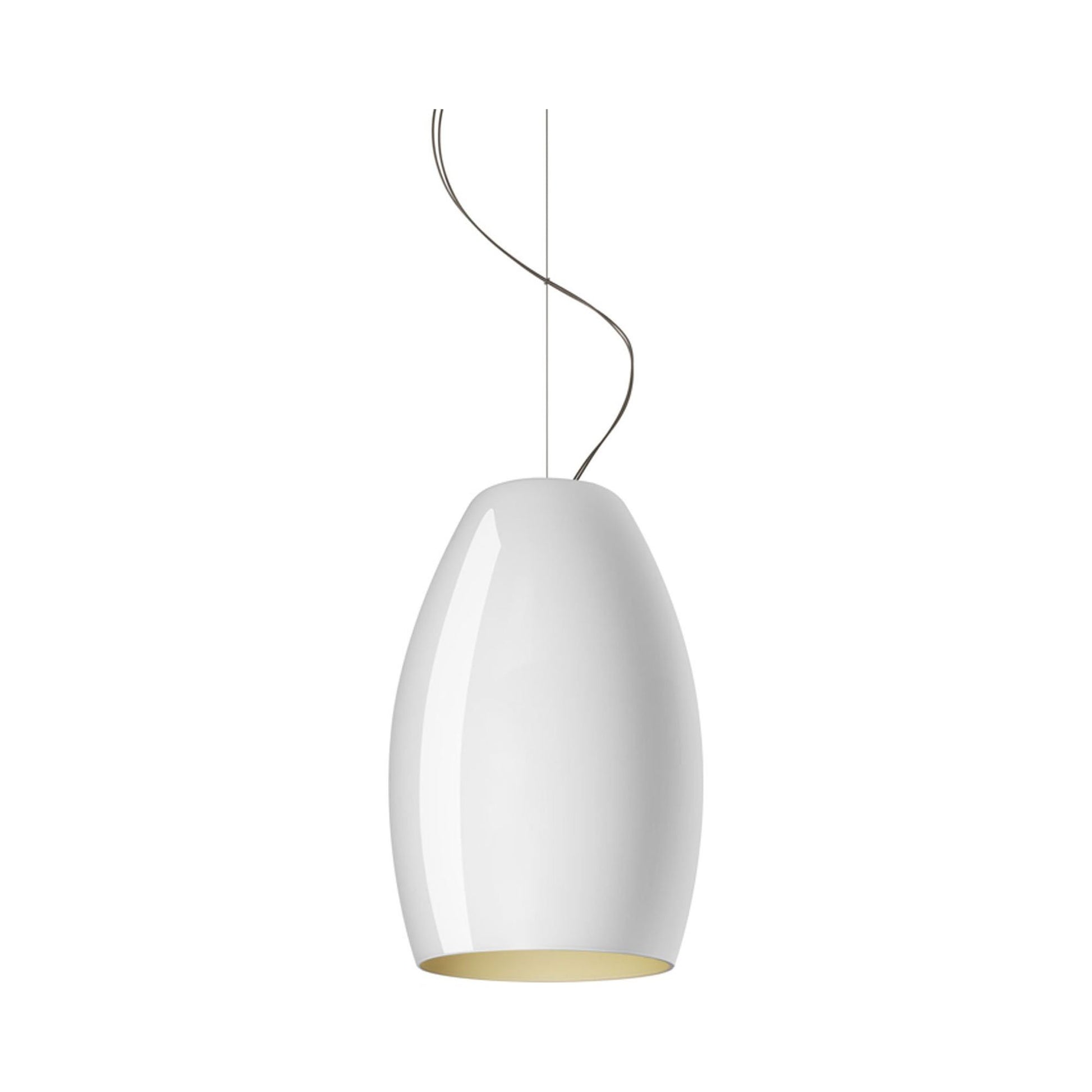 Buds 1 Pendant Light in White.