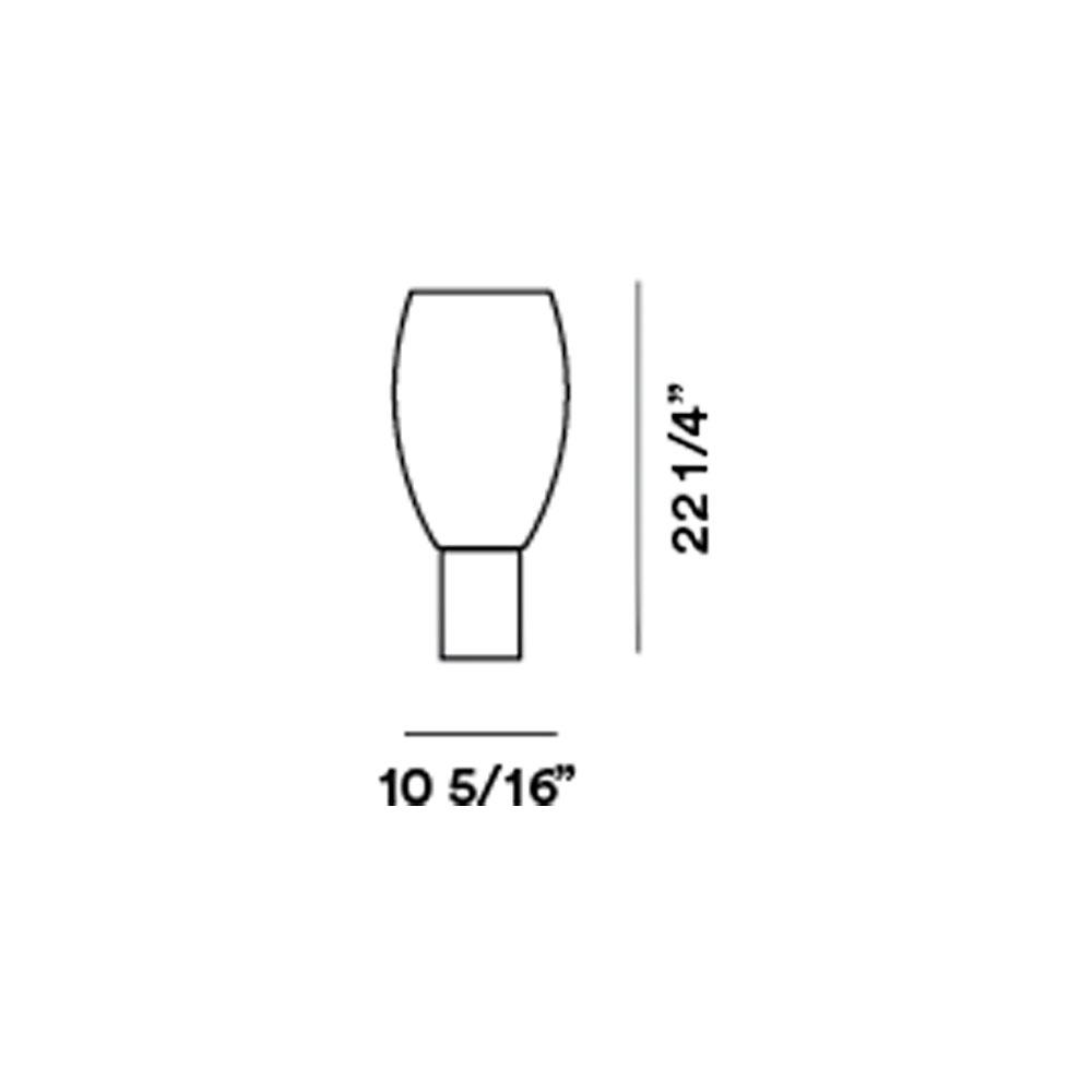 Buds LED Table Lamp - line drawing.