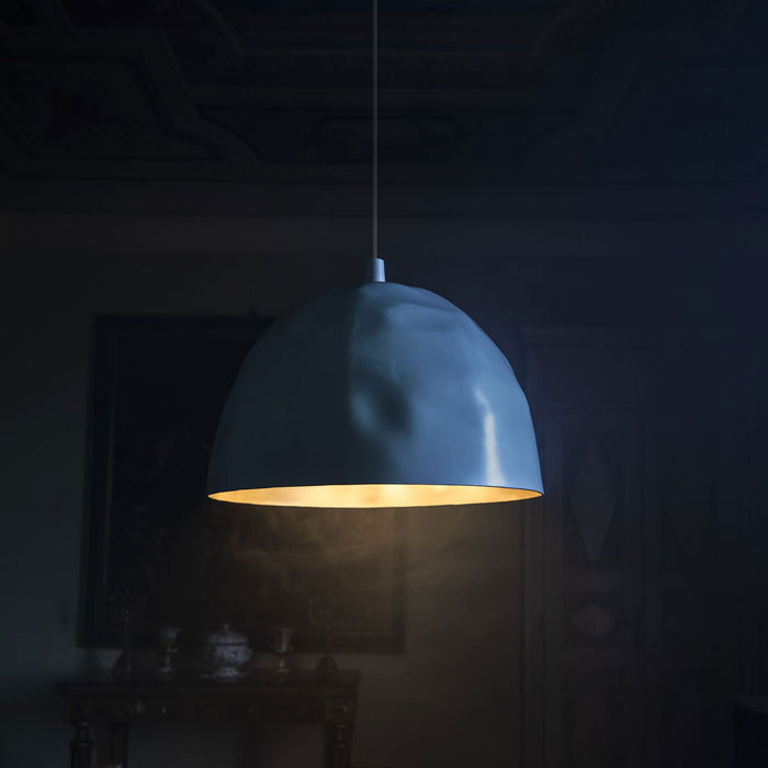 Bump LED Pendant Light in living room.