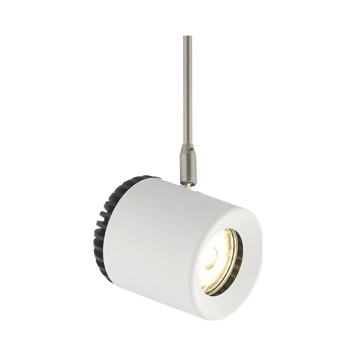 Burk Low Voltage MonoRail LED Head in White.
