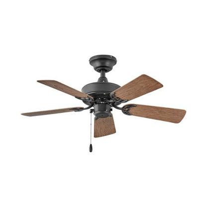 Cabana Ceiling Fan in Matte Black.