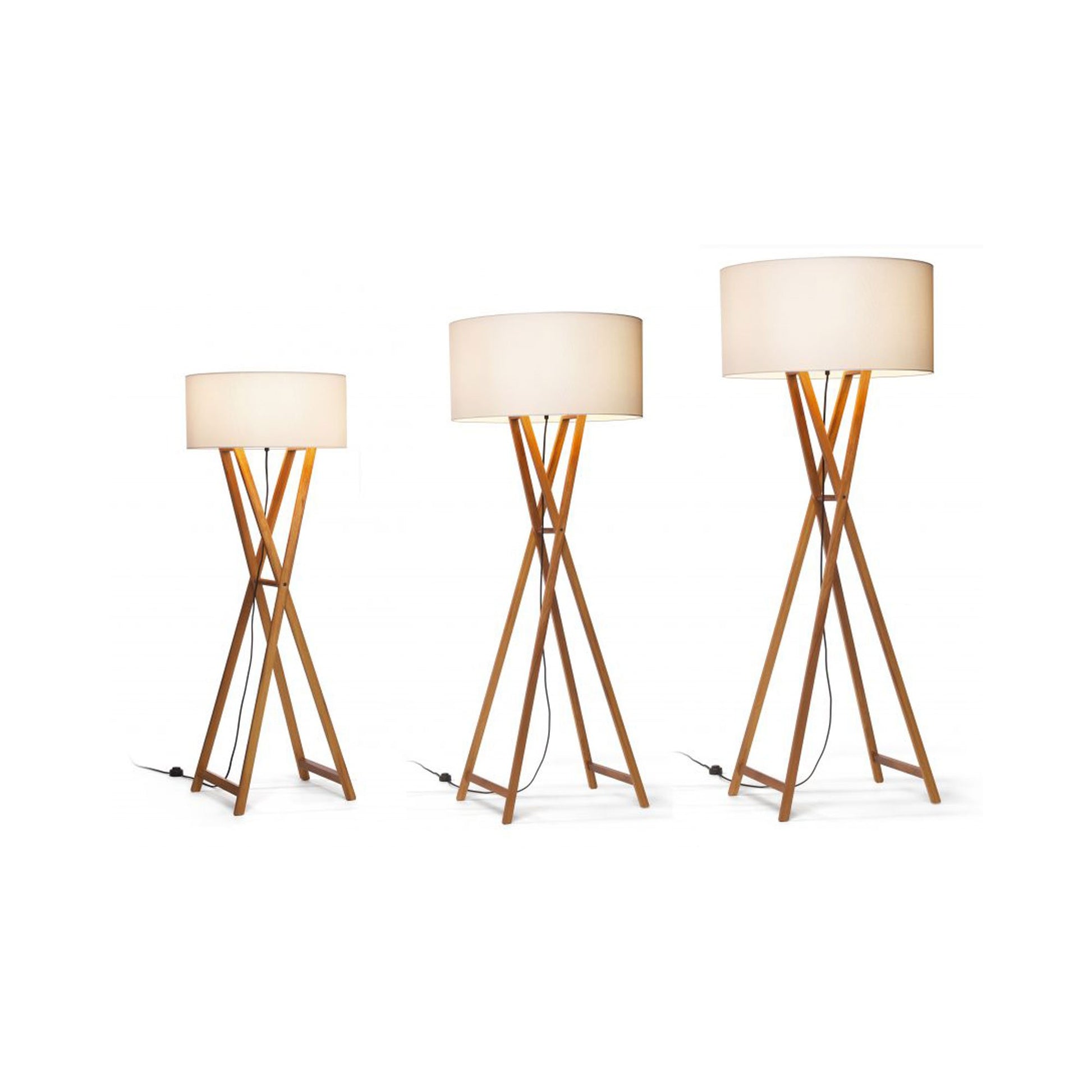 Cala LED Floor Lamp in small, medium and large.