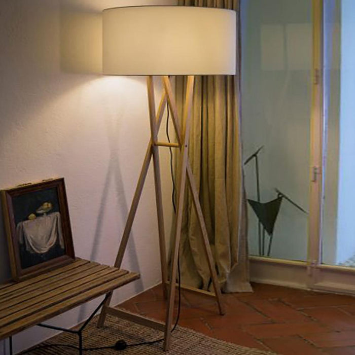 Cala LED Floor Lamp in living room.