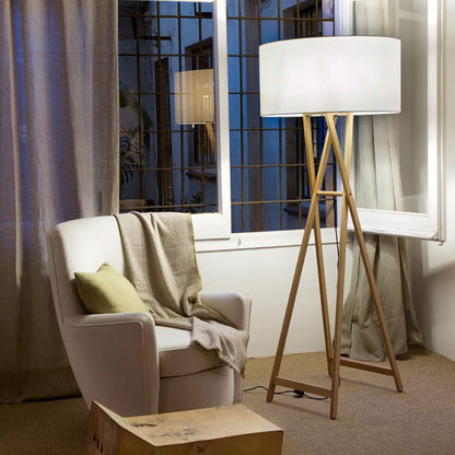 Cala LED Floor Lamp in living room.