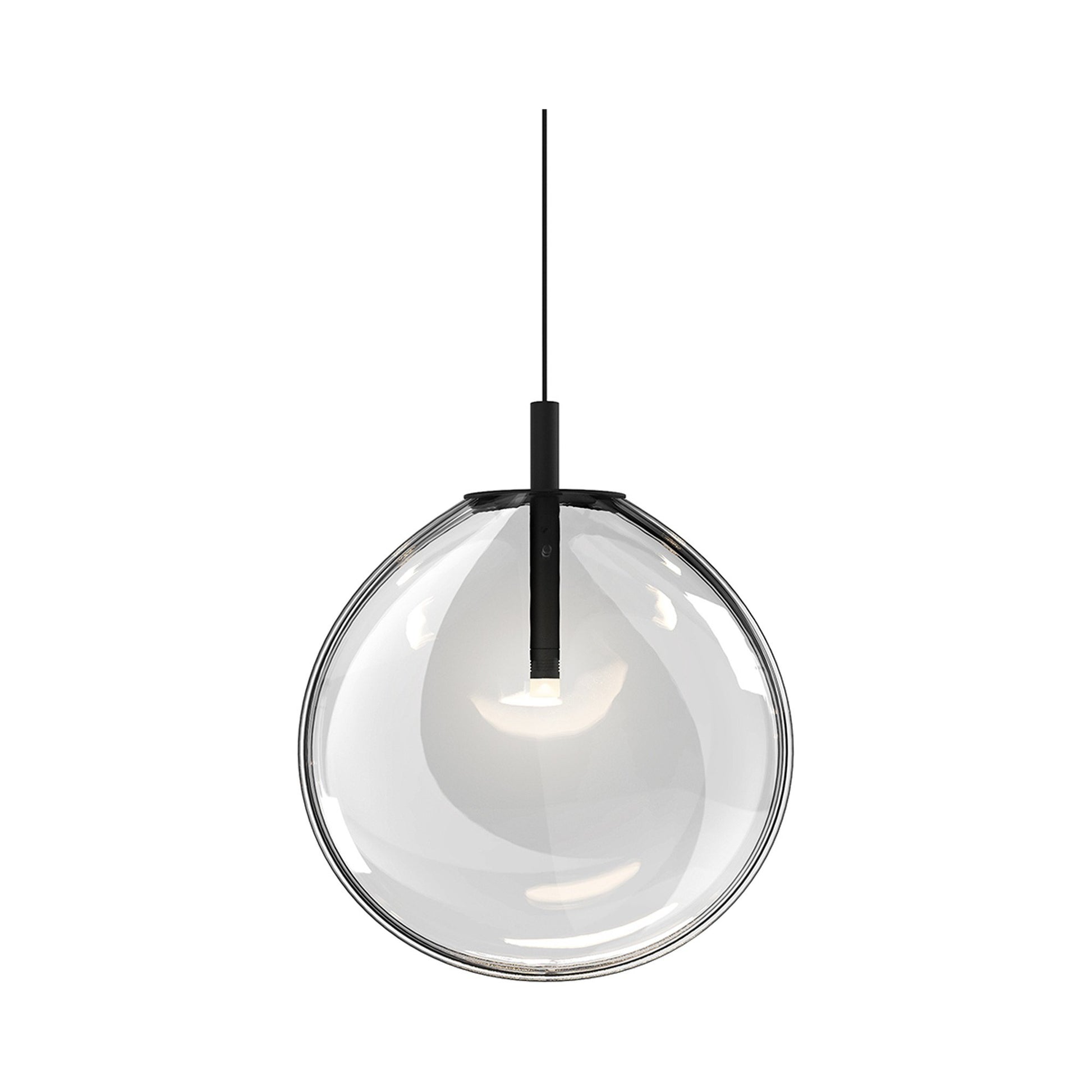 Cantina LED Pendant Light in Clear (Medium).