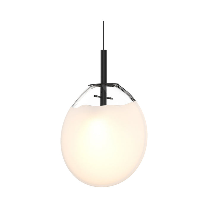 Cantina LED Pendant Light in Clear/White/Medium.